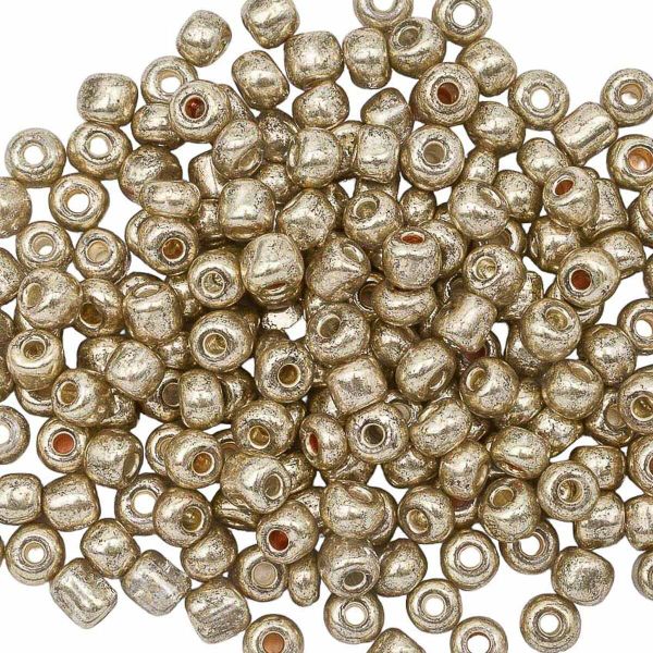 Бисер Astra&Craft 6/0 (4.1 мм), 150 г (10х15 г), цв. 1106 т.золотой/глянц.покрытие