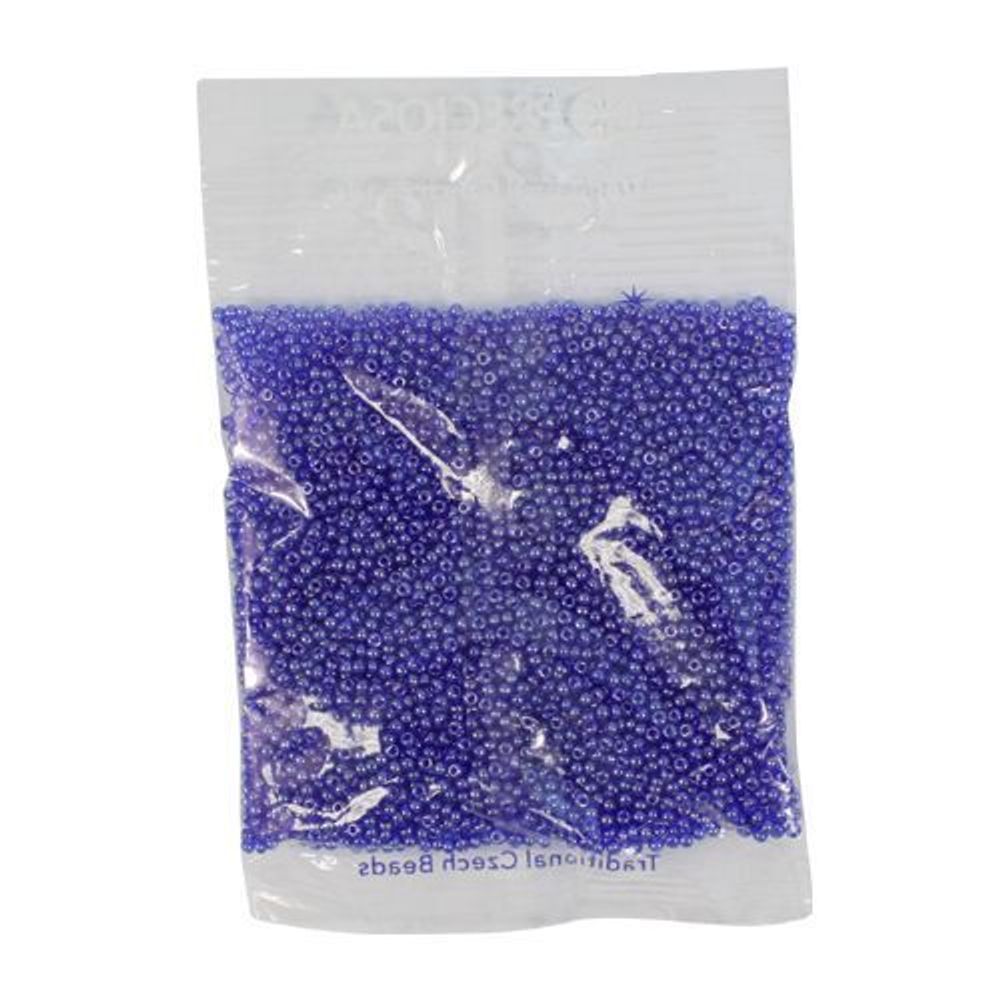 Бисер Preciosa прозрачный с покрытием 10/0 (2.3 мм), 50 г, цв. 36080