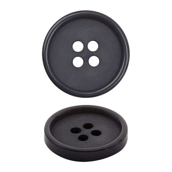 Пуговица 4 прокола 28L=18 мм, Gray, серый, NE182, 36 шт