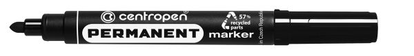 Маркер PERMANENT 8566/1 2,5 мм, 10 шт, 8566/1 черный, Centropen 8566/1