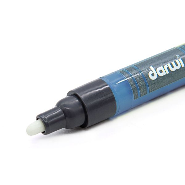 Маркер акриловый Darwi Opak, 3мм, укрывистый, 236 т.голубой