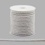 Шнур витой ⌀5.0 мм / 18.29 метров, цв.50 белый