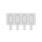 Форма силиконовая для мороженого 21.5х12.5х2.1 см, мини-эскимо -4 ячейки, S-Chief SPC-0403