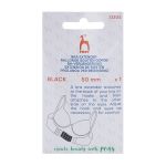 Удлинитель застежки для бюстгальтера 3*3, 50 мм, черный, 1 шт, Pony, 73305