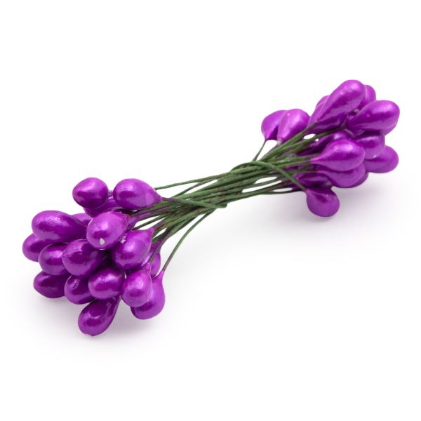 Тычинки для искусственных цветов 0,5х6см, вес 10гр. (6 цикламен), AR561