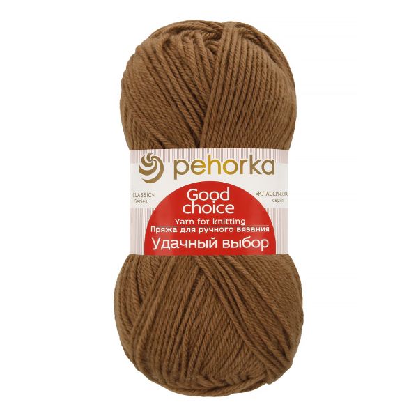 Пряжа Пехорка Удачный выбор / уп.5 мот. по 100 г, 200 м, цв.274 серо-бежевый