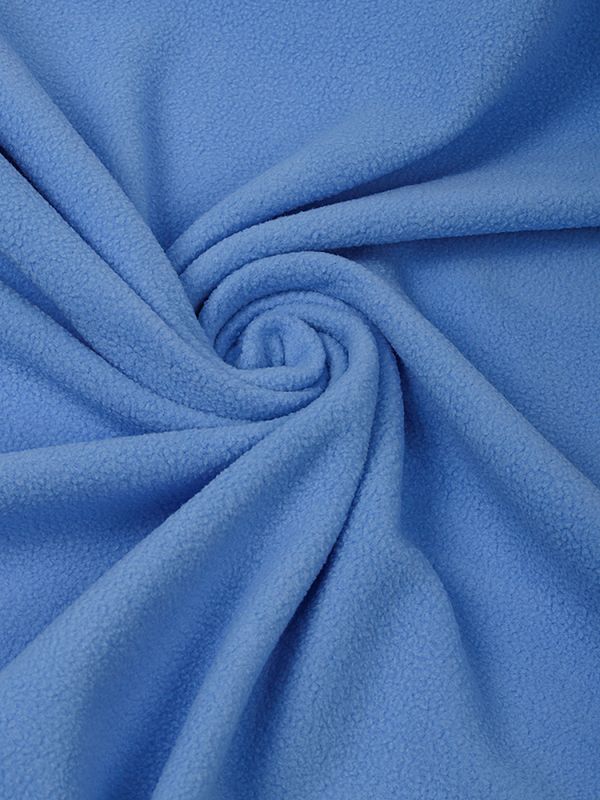 Флис 2-сторонний 190 г/м², 150 см / 2 метра, TBY-0059-331.2, цв.F331 тем.голубой