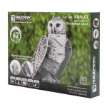 Пазл объемный 3D, 62 элемента, Серия Животные, Полярная сова, Rezark ANM-01
