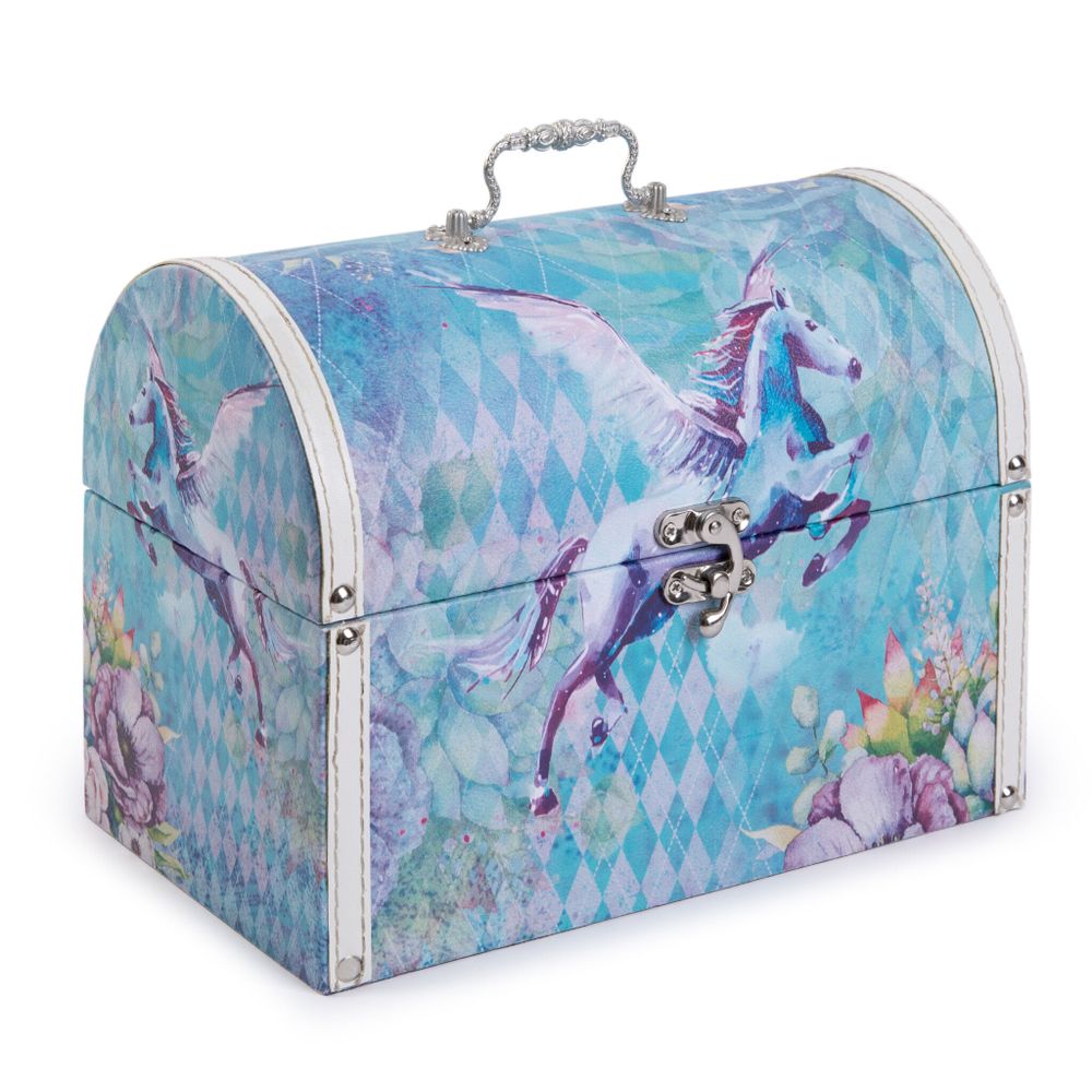 Шкатулка декоративная сундучок 28х16х21 см, 017 Волшебный конь, Gamma DBK-01
