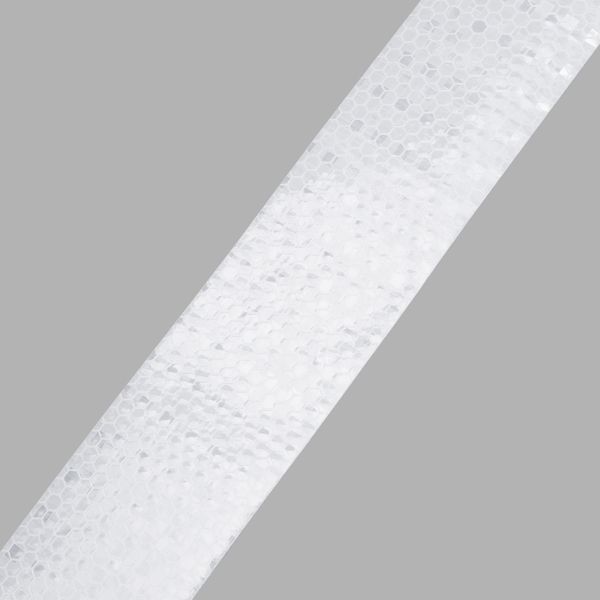 Лента светоотражающая самоклеящаяся 50.0 мм / 10 метров, белый металлик, 6830-0034