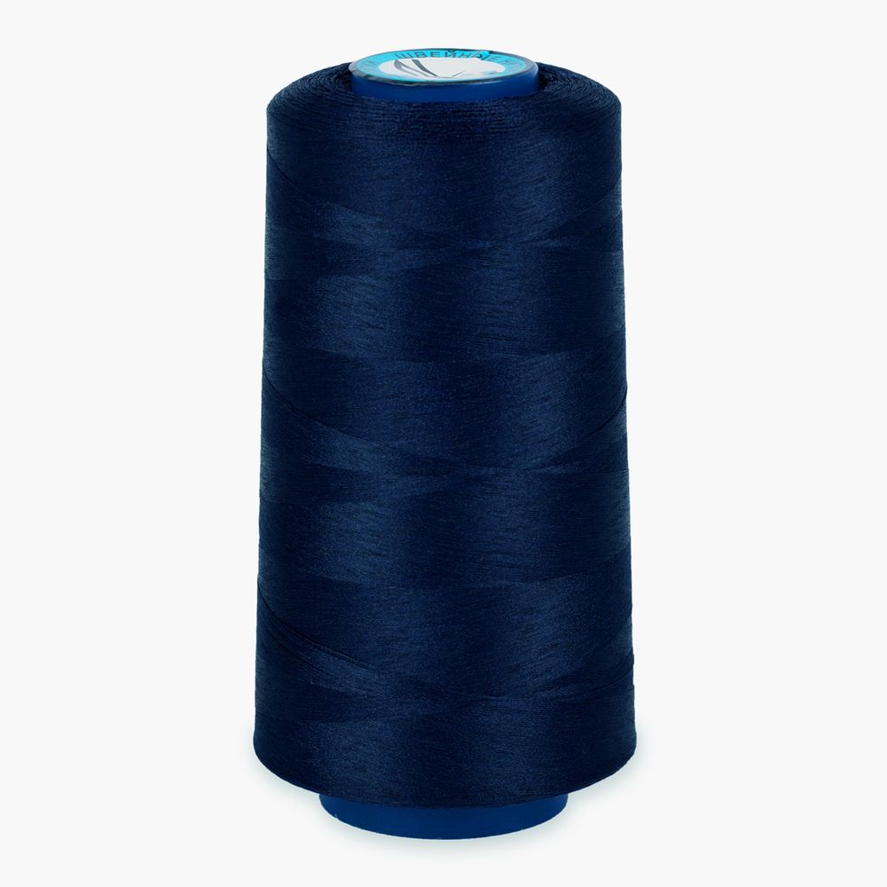 Нитки универсальные текстурированные Nitka U, 150D/1, 5000 м / 1 кат., 320 т.синий