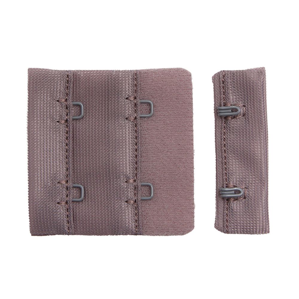 Застежки для бюстгальтера текстильные 2х2, 44 мм, 1645 шиншилла, 1842, 25 шт, Arta