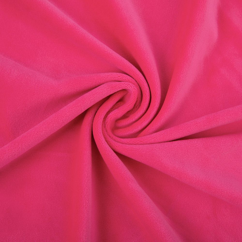 Микровелюр 312±5 г/м², 150х160±2 см, №009 ярко-розовый, Gamma MCVN