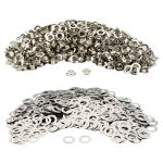 Люверсы металл ⌀13.0 мм (внутр.), h7 мм (внутр.), №28, металл, New Star, никель, уп≈1000 шт