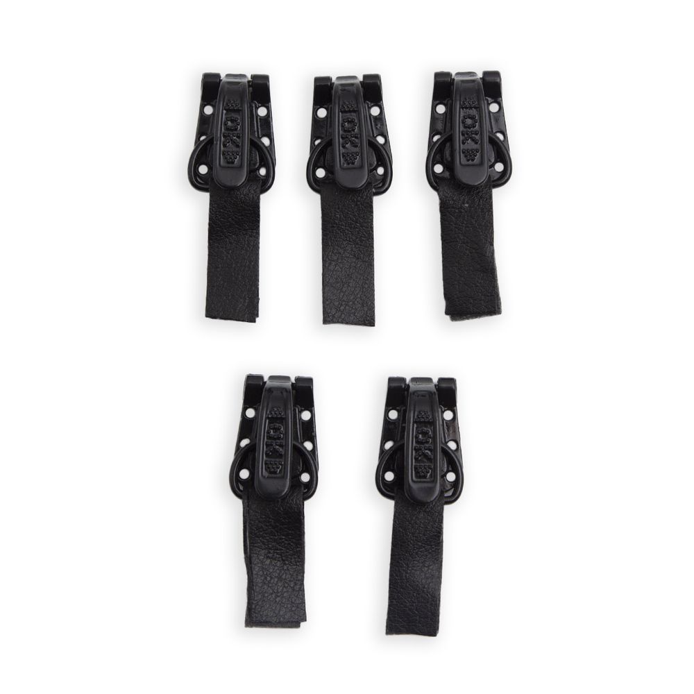 Крючок шубный PQ 45 мм, черный, PQ5202, 5 шт