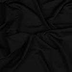 Микрофибра для нижнего белья 190 г/м², 150 см, OLG061, цв.170 черный, 1 метр