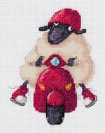 Набор для вышивания нитками Klart, Я уже выехал!