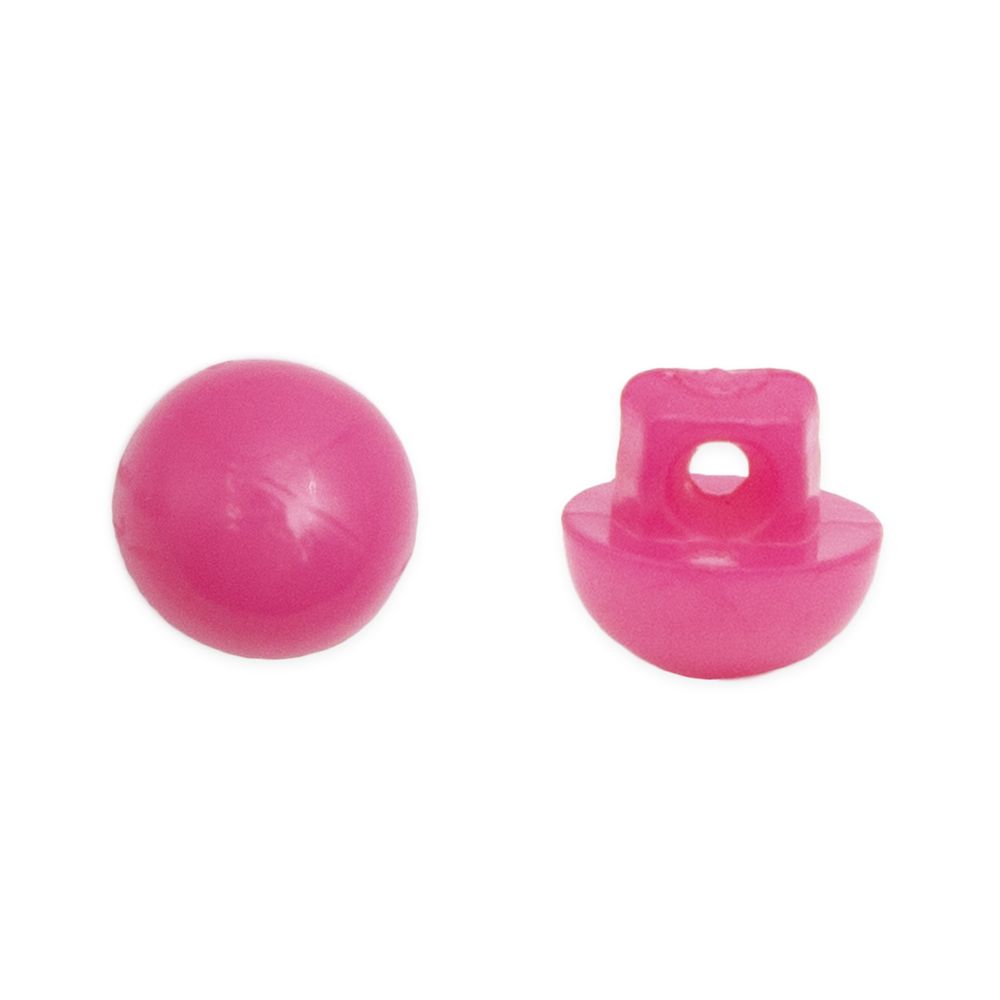 Украшения декоративные пуговицы Мини круглые на ножке, 5мм, уп/20 шт, малиновый