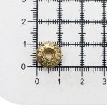 Часть кнопки Альфа (S-образная) ⌀11.5 мм (B-часть), 5 золото (B-часть), 100 шт, BIG