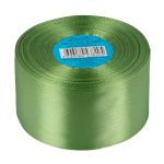 Лента атласная 1-сторонняя 50.0 мм / 33±2 метра, 085 серо-зеленый, Gamma