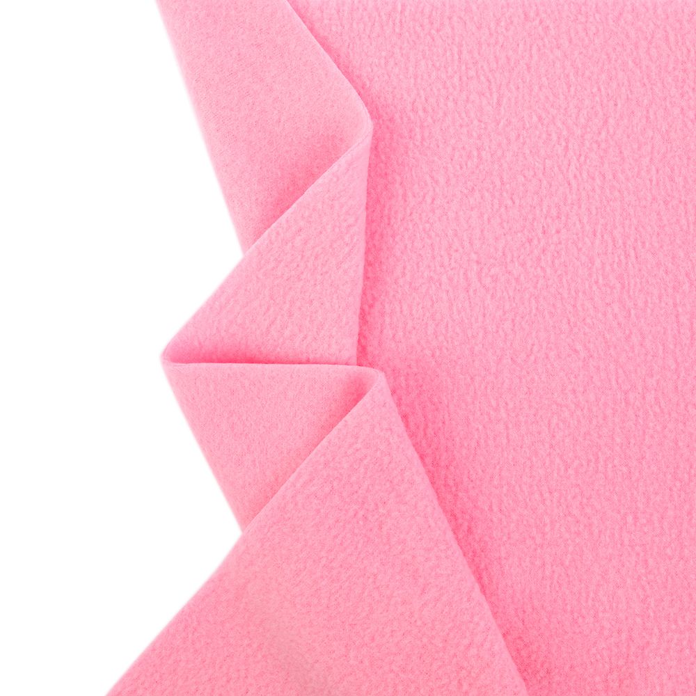 Флис 1-сторонний 230±10 г/м², 150 см / 10 метров, 156 розовый, Gamma FG-001