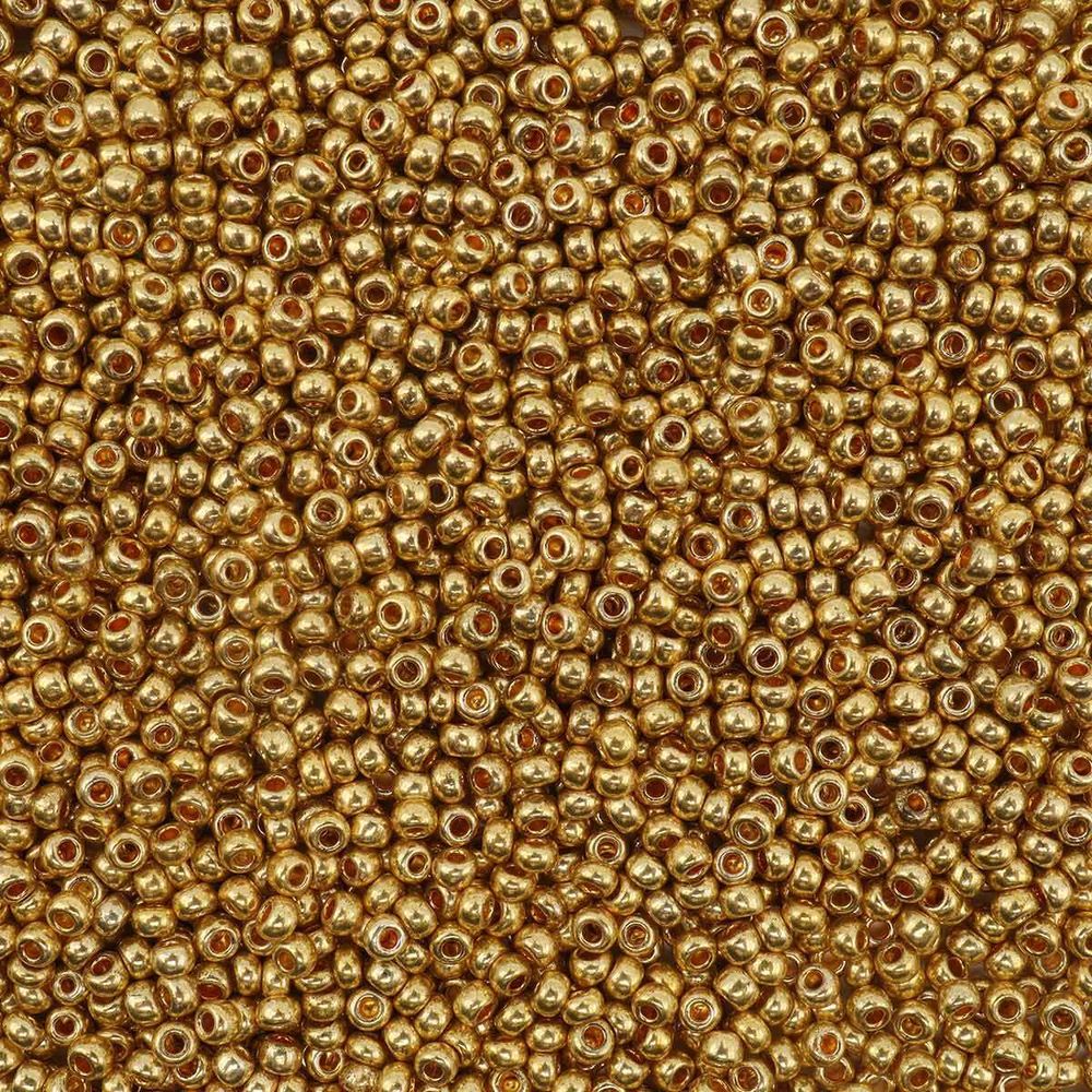 Бисер Preciosa металлик, круг.отв., 500г, (18388)331-19001/10/0