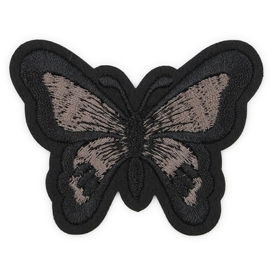 Термоаппликация Бабочка, 5.4х7см, Hobby&Pro (черный)