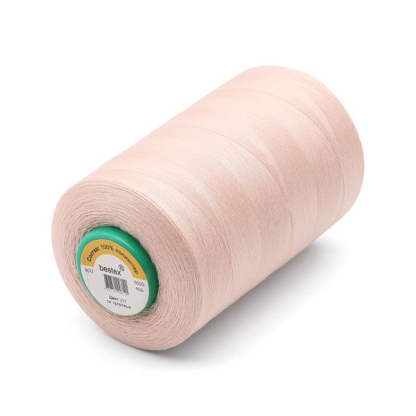 Нитки универсальные Bestex 40/2, 4570 м (5000 ярд) / 1 кат., 277 светло-кремовый