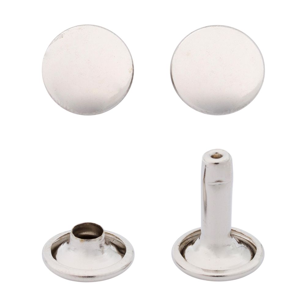 Хольнитены двухсторонние ⌀9 мм, h=11 мм, (никель), 100 шт