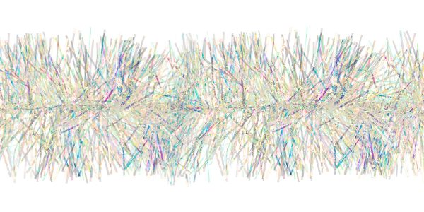 Мишура 9х200 см, 5 шт, №03 перламутровый, Snoweekon SNW-25