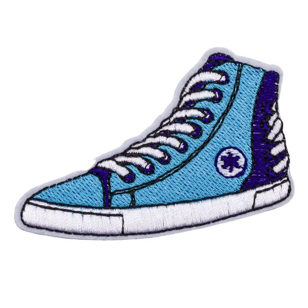 Термоаппликация Голубая кеда, 4,4х7см Hobby&Pro