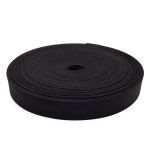 Резинка башмачная 30.0 мм / 25 метров, вязаная, черный