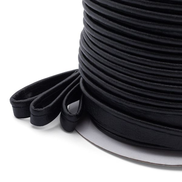 Кант искусственная кожа 10 мм / 45 метров, черный