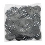 Пуговицы детские Горошек 28L (990 черно-белый) Q7125-FSS, 72 шт