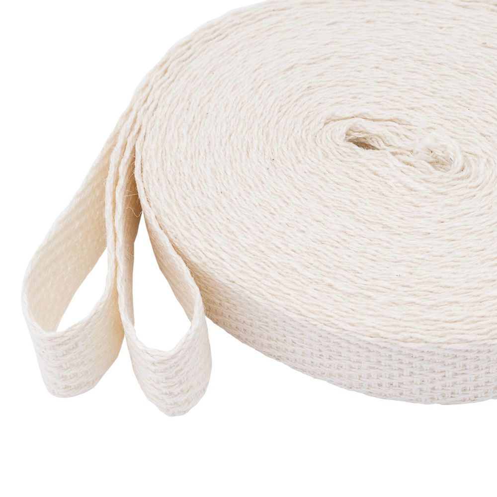 Тесьма (лента) киперная (100 х/б) 10 мм / 4.57 метра, 68 натуральный, 6190-2017