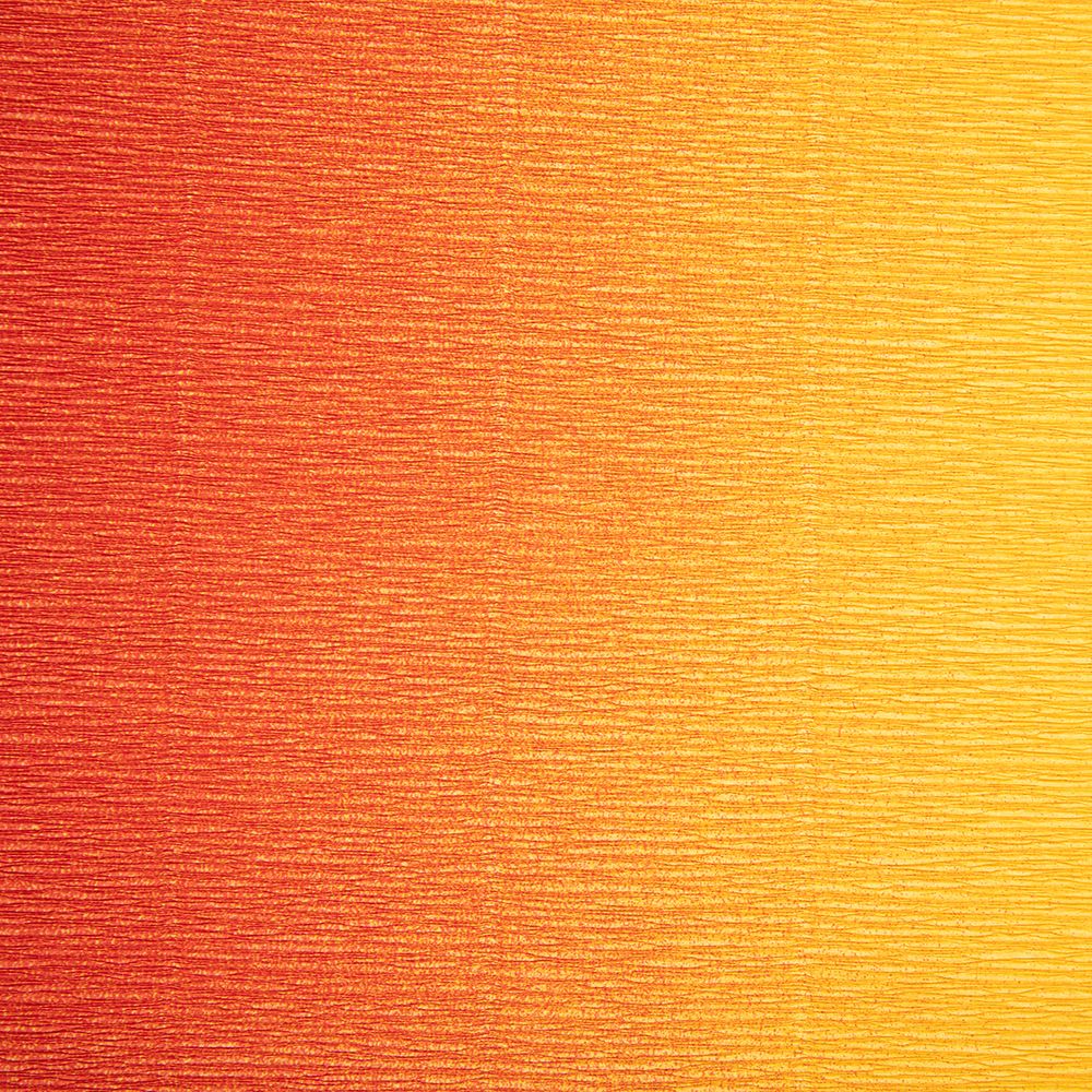 Бумага гофрированная (креповая) 180 г/м², 50 см / 2.5 м, 576/9 оранжево-желтый, Blumentag GOF-180/P