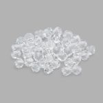Бусины стекло 4х4 мм, 40 шт., Astra&Craft, 802 прозрачный, Z-439