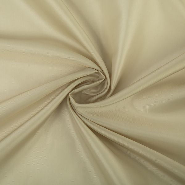 Ткань подкладочная (таффета) 180Т, 57 г/м², 1000х152 см, 389 бежевый, Gamma 180Т