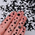 Стразы холодной фиксации TBY.MIX 1 цв.черный уп.1000 шт