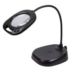 Лупа-трансформер с подсветкой ⌀13 см (ув.х2), l=79-149 см, Ferstel FR-09