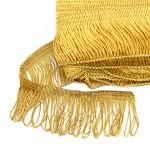 Бахрома отделочная 60.0 мм / 25 метров, 112 золотистый