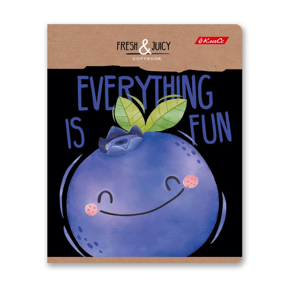 Тетрадь ученическая общая, A5+ 48 л. на скобе 65 г/м², белизна 100%, 10 шт, клетка в термоусадочной пленке, 000748 Самый вкусный, Светоч 48ТЕТк-001