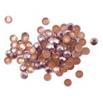 Стразы термоклеевые, 3 мм, ss12, 150 шт/упак (120 розовый)