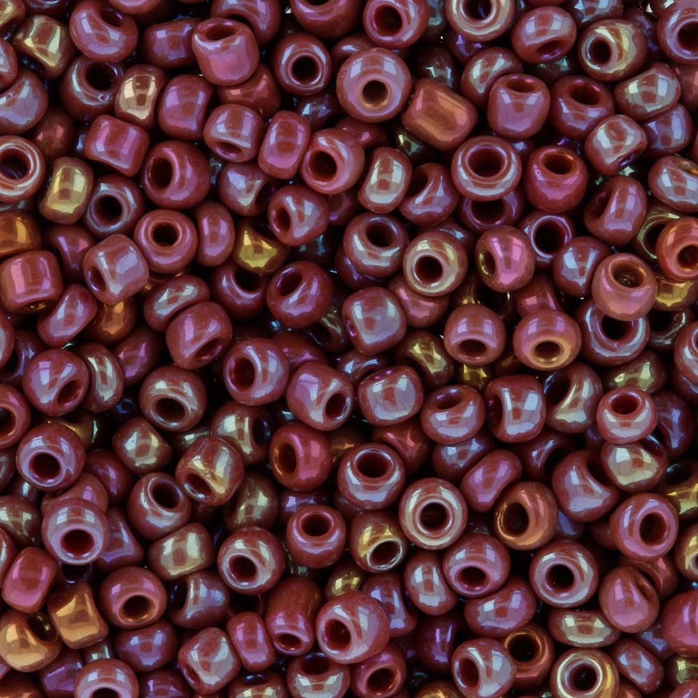 Бисер Zlatka 11/0 (2.1 мм), 100 г (10х10 г), №0406 шоколадный, GR