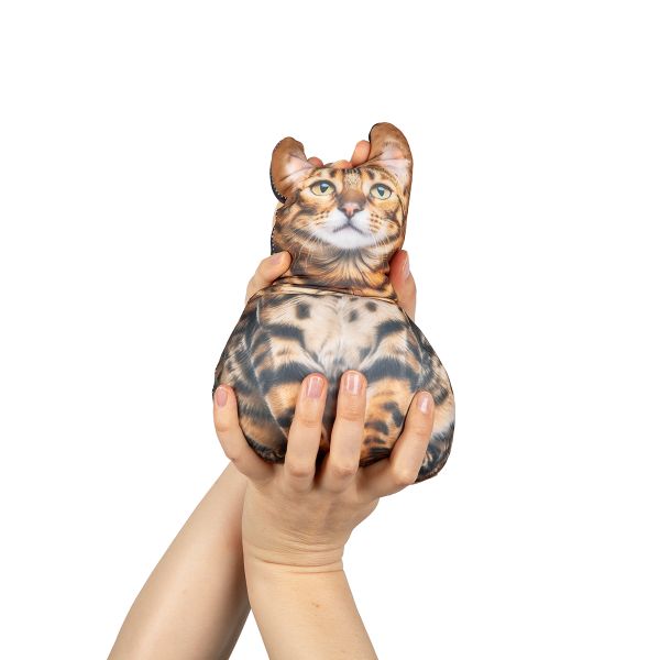 Набор для шитья игрушки Кот бенгальский 14.2х26.7 см, Miadolla IAS-014