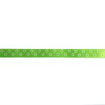 Лента атласная с рисунком 12.0 мм / 22.8 метров, F 1/147 цветы/салатовый, Gamma ALP-122