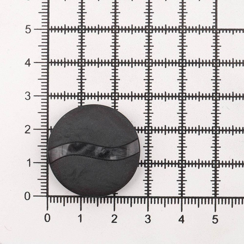 Пуговицы на ножке 44L (28мм) (blk-221 (черный)), CB-L-050, 72 шт