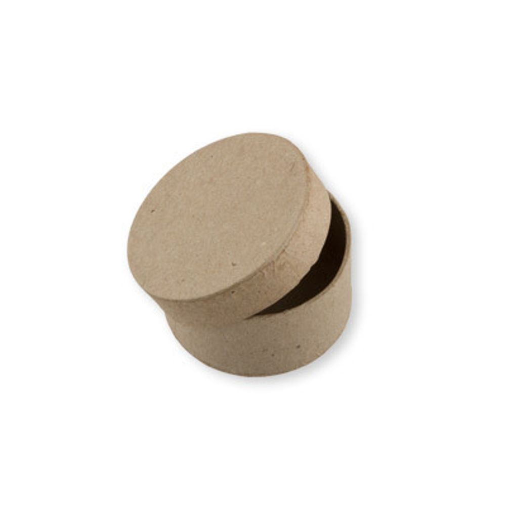 Заготовка из папье-маше Коробка, 5.5х3 см, 2 шт, в форме круга, PAM-011 Love2art