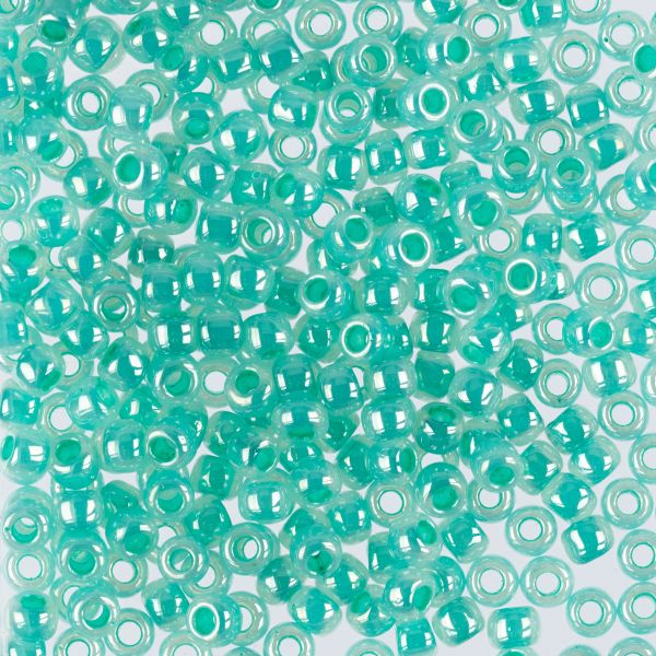 Бисер Toho 10/0 круглый (2.4 мм), 25 г (5х5 г), 0920 зеленый/перл