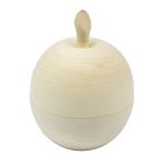 Заготовка из дерева Шкатулка Яблоко 70 мм, 2 шт